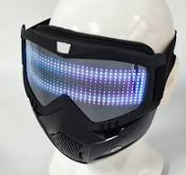 Rgb Bluetooth Light Up App Programmable Message Rechargeable Sound Active  Flashing Glow Face Mask Led Glasses Diy Display Board - AliExpress 15