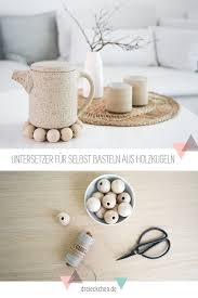 Praktische Kuchenhelfer Diy Ideen Fur Kuchenrollenhalter Untersetzer Und Handtuchhalter Dreimalanders In 2020 Diy Ideen Kuchen Helfer Holzperlen