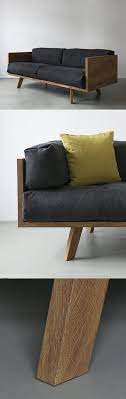 Nutsandwoods Oak Linen Sofa Diy Mobel Leinensofa Design Schlafsofa