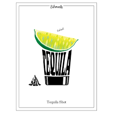 Cocktail Tequila Shot Digital Clip Art Lime Silhouette Etsy Tequila Shots Cocktail Illustration Tequila