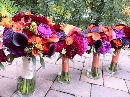 Pin By Christina Marie Events Flora On Bridal Party Flowers Fall Wedding Bouquets Purple Fall Wedding Wedding Colors Purple