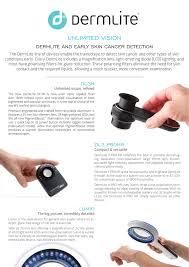 Dermlite Ii Pro Hr Dermatoscope Comparison Chart Brochure