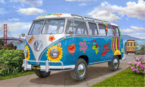 All components and materials are properly named. Revell 07050 Vw T1 Samba Bus Flower Power Oldtimer Youngtimer Autos Revell Modellbau Revell Spielwaren Kontor