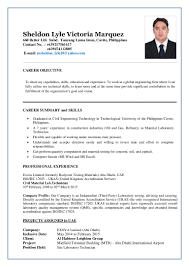 Land the job you want. Sheldon Lyle V Marquez Cv Pdf File