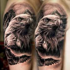Realistic Bird Of Prey Tattoo Bold Eagle In 2020 Eagle Head Tattoo Eagle Tattoo Eagle Tattoos