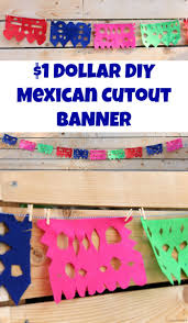 Diy Mexican Cutout Banner Mexican Theme Party Decorations Mexican Party Theme Mexican Party Decorations