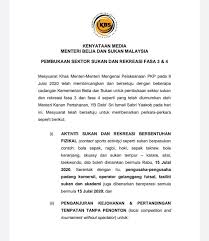 Amanat yb menteri belia dan sukan kepada atlet negara ke olimpik tokyo 2020. Kbsmalaysia Kenyataan Media Menteri Belia Dan Sukan Facebook