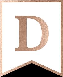 This section has single letters in rustic. Rose Gold Banner Template Free Printable Rose Gold Letter T Clipart Large Size Png Image Pikpng