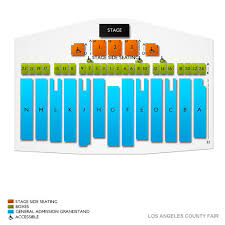 Los Angeles County Fair 2019 Seating Chart