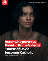 Michael Iskander, the actor known for playing the lead role of King David  in the new hit Prime Video series “House of David,” announced Aug. 21 that  he has become Catholic. https://bit.ly/45SOEoz