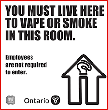 I have made quick vaping puffs in hotels that do not allow vaping indoors. No Smoking No Vaping Signs For Businesses Ontario Ca