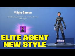 It was available once you have reached tier 87. Fortnite Elite Agent Skin New Style No Mask Youtube