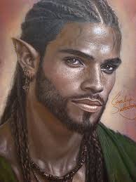 ONE FOR THE LADIES MERRY CHRISTMAS Collection "Elven Men"By  @GrayscaleIvycoloring Colorist@Caroline Satterley Using #Faber-Castell  Pencils #Skintone Pan Pastals #Soft Pastals