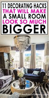 Looking For Some Decorating Ideas To Make Your Small Room Look Bigger These Small Room Ideas Small Room Decor Small Living Room Decor Decorating Small Spaces