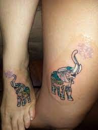 Pin By Heather Bell Blanton On 3 7 14 Tattoos For Daughters Elephant Tattoos Mother Daughter Tattoos