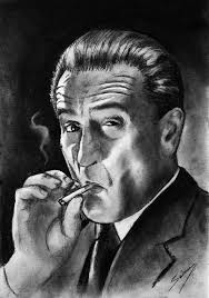 De niro is well known for his method acting and portrayals of conflicted, troubled characters and for his enduring collaboration with director martin scorsese. Robert De Niro Artwork 632x900 Wallpaper Teahub Io