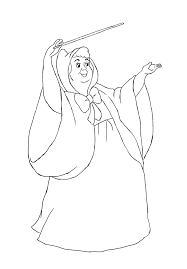 Sleeping Beauty Fairy Godmother Colouring Pages Google Search Disney Character Drawings Disney Drawings Easy Disney Drawings