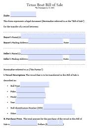 Maybe you would like to learn more about one of these? Free Texas Boat Bill Of Sale Form Pdf Word Doc