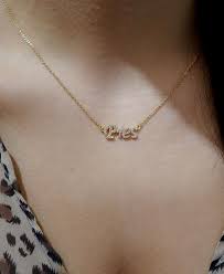Women S Custom Mini Name Necklace Name Necklace Necklace Chain Necklace