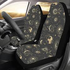 Think about it every time you get in and out, spill a drink or food, travel with kids or dogs, or even get in when the weather turns your seats just take abuse after. Moon Stars Car Seat Covers 2 Pc Retro Sun Sky Asian Weather Etsy In 2021 Car Seat Cover Sets Carseat Cover Seat Covers