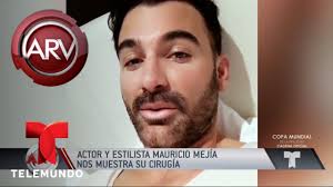 Mauricio Mejía mostró su paso por el quirófano