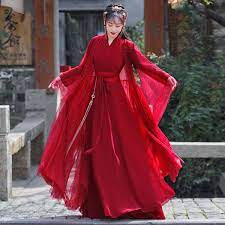 New Hanfu Dress Folk Dance Costume Chinese Traditional National Fairy  Costume 