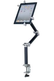 Amazon Com Lapworks Mantis Tablet Desk Mount And Wall Mount With Three Sectioned Adjustable Arms And Adjustable Bracket For T Tablet Desk Ipad Desk Ipad Mount