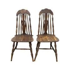 Antique Splat Tapered Back Windsor Chairs A Pair Windsor Chair Chair How To Antique Wood