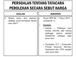 Lalu, ada a2 yang ukurannya setengah dari a1. Persoalan Tentang Tatacara Perolehan Secara Sebut Harga Ppt Download