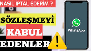 Whatsapp sözleşmesi nedir, whatsapp nasıl silinir? Dikkat Whatsapp Sozlesme Iptali Whatsapp Sozlesmesi Whatsapp Sozlesme Iptal Etme Nasil Yapilir Youtube