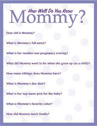 How Well Do You Know Mommy Baby Shower Game Etsy Baby Shower Fun Baby Shower Inspiration Baby Boy Shower