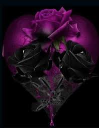 Black And Purple Roses Pin By Mary Veverka On Gothic Art Beautiful Roses Beautiful Flowers Wallpapers Rose Wallpaper