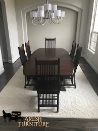 Take One Large Room And Add A Stunning Solid Wood Amish Table And Chairs And Get An Absolutely Beautiful Dinin Beautiful Dining Rooms Furniture Amish Furniture