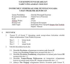 Download panduan dan instrumen / soal uji kompetensi keahlian (ukk) smk tahun 2021 tahun pelajaran 2020/2021. Instrumen Verifikasi Smk Penyelenggara Ukk 2019 Panduandapodik Id