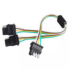 If you need to connect two different wiring systems, check out our selection of connectors and converters. Trailer Light Wiring Harness Add 4 Pin Plug 4 Way Flat Adapter Wire Connector Side Inclination Angle Sensor Aliexpress