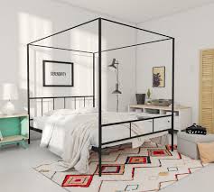 Add valuable storage and a fun pop of coloradd valuable storage and a fun pop of color anywhere in your home with the novogratz cache 2 door metal locker accent cabinet. Novogratz Full Marion Canopy Bed From Mattress Firm Accuweather Shop