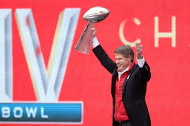 Clark Hunt In 2020 Kansas City Chiefs Lombardi Trophy Kansas City