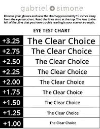 27 Explicit Reading Glasses Test Chart