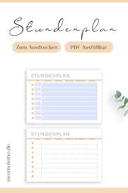 Scopri ricette, idee per la casa, consigli di stile e altre idee da provare. Stundenplan Zum Ausdrucken 6er Set Pdf Ausfullbar Swomolemo Stundenplan Stundenplan Vorlage Stundenplan Ausdrucken