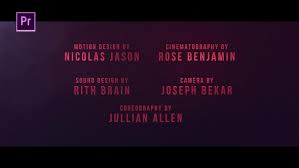 If you choose a motion graphics template, you must have either the trial version or licensed after effects installed to change parameters in essential graphics. 121 Credits Video Templates Compatible With Adobe Premiere Pro