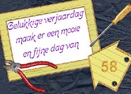 58 Jaar Verjaardag Plaatjes Animaatjes Nl