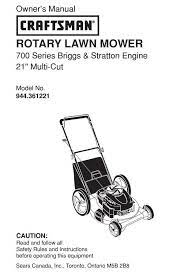 Sears lawn mower user manual. Craftsman Lawn Mower Parts Manual 944 361221
