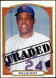 Great for any willie mays fan. When Topps Had Base Balls 1972 Fantasy Card Traded Willie Mays