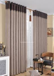 Simple Casual Faux Linen Fabric Light Coffee Color Thick Modern Curtain Modern Curtains Curtains Living Room Modern Curtains Living Room