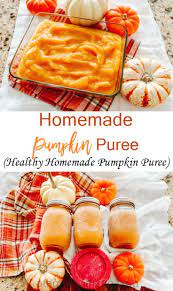 Homemade Pumpkin Puree Healthy And All Natural At Home With Zan Homemade Pumpkin Homemade Pumpkin Puree Pumpkin Puree