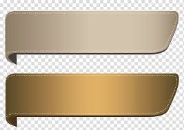Ribbon Gold Brown Banners Set Beige And Brown Logo Transparent Background Png Clipart Hiclipart Gold banner transparent png clip art image | gallery. ribbon gold brown banners set beige