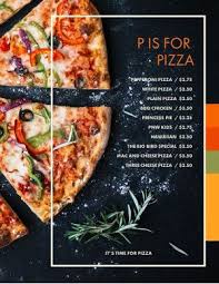 pizza menu templates to help sell your pizzas musthavemenus pizza menu design pizza menu pizza menu design templates