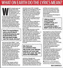 The Words To Hallelujah By Leonard Cohen Google Search Lyrics Meaning Songwriting Leonard Cohen