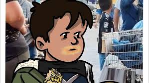 Cómo dibujar al niño del meme comiendo elote en Procreate