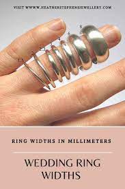 Wedding Ring Width Chart In 2021 Mens Wedding Rings Hammered Wedding Rings Wedding Rings